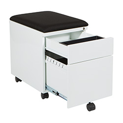 Mobile Box/File Pedestal with Cushion, 22