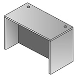 Napa Desk Shell 60 x 30 Natty Ash