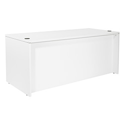 71X30 DESK SHELL-WHITE