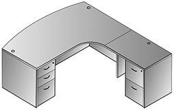 Napa Right L Shape W/Curved Corner 71