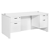 Napa Double Pedestal Desk 66