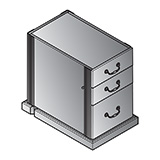 Townsend Right Box/Box/File Pedestal For 66