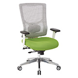 ProGrid&reg; White Mesh Mid Back Chair
