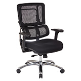 Vertical Black Mesh Chair