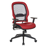 Dark Air Grid® Back Manager's Chair with Dillon Antimicrobial Fabric