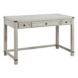 Baton Rouge Home Office Writing Desk in Champagne Oak Finish